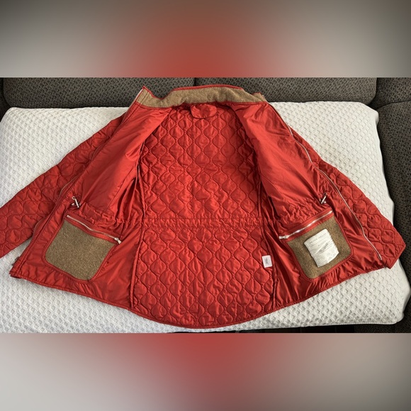 Peter Millar Blakely Quilted Travel Jacket Garnet Red Medium LF22Z12 Retail $235 - Picture 10 of 16